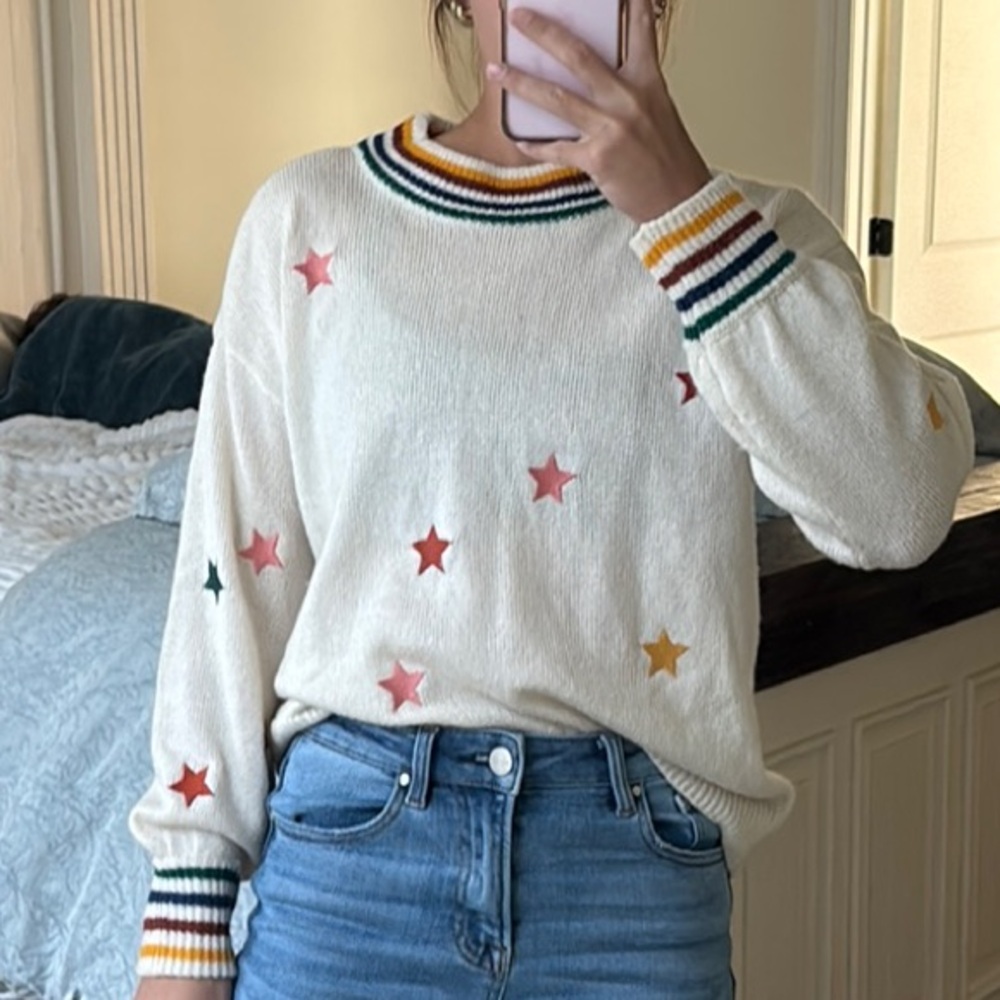 Colorful Star Sweater